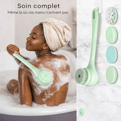Brosse de Bain Électrique Multifonction 4-en-1
