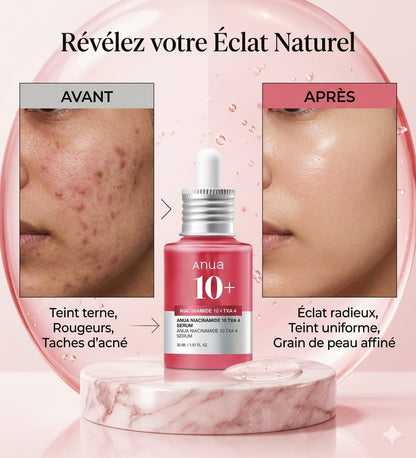 🧴 Sérum Anua original 10+ Niacinamide & TXA – Votre peau plus lumineuse en 7 jours