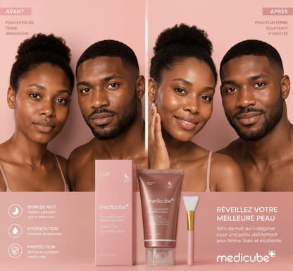 🌙 Medicube Collagen Night Wrapping Mask – Réveillez-vous avec une peau éclatante !